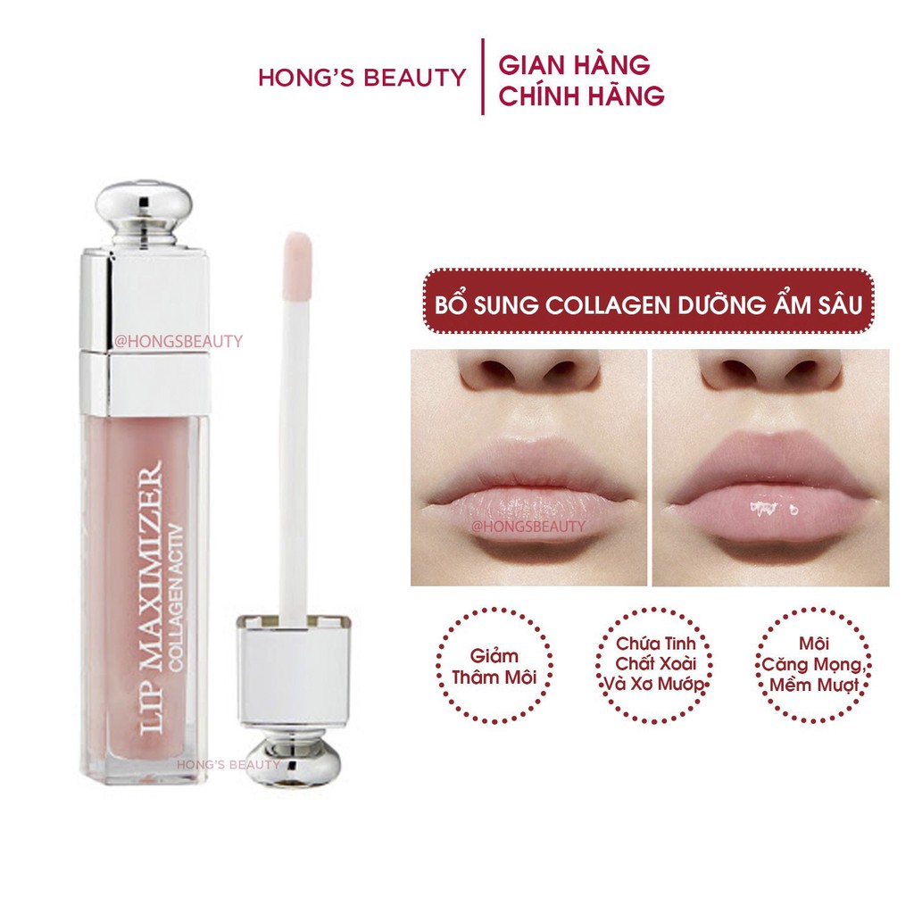 Son dưỡng DIOR mini 2 ml Dưỡng ẩm căng bóng môi - HONGS BEAUTY