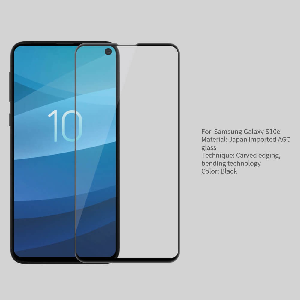 Miếng dán cường lực 3D full màn hình cho Samsung Galaxy S10 / S10 Plus / S10e hiệu Nillkin CP+ Max - Hàng chính hãng