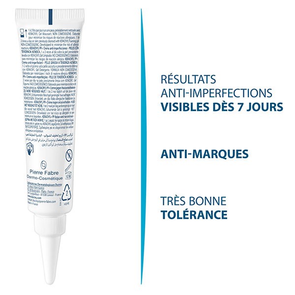 DUCRAY - Kem Dưỡng Giảm Mụn Viêm Mờ Thâm Ducray Keracnyl PP+ Anti- Blemish Soothing Cream 30ml