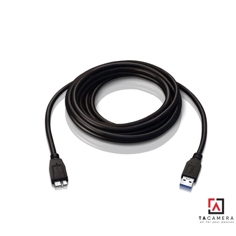 Dây Cáp USB 3.0 To MicroB Chụp Ảnh Flatlay Bằng Liveview Dài 10m