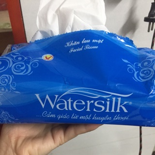 KHĂN GIẤY WATERSILK FACIAL TISSUE 2 lớp ( gói 200 tờ)