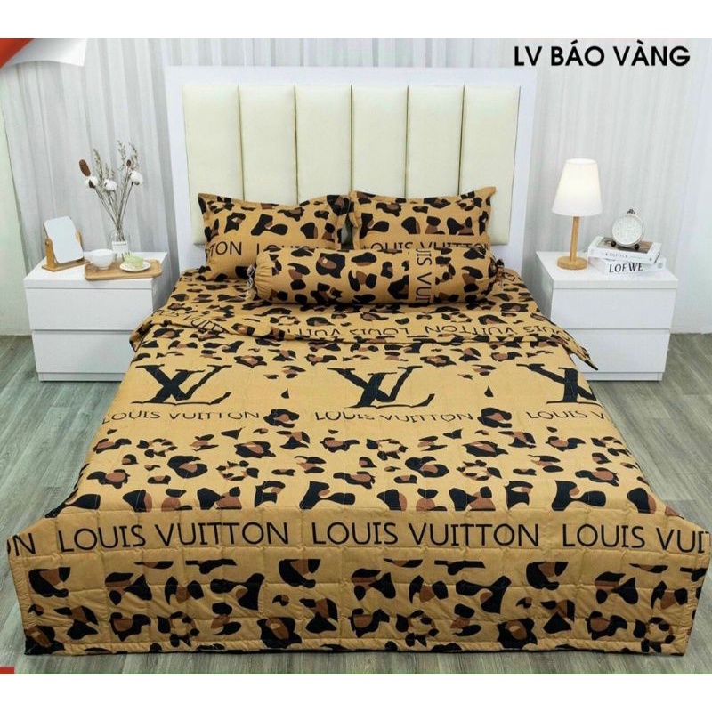 Bộ Chăn Hè Ga Gối Cotton Boly Đủ 5 Món