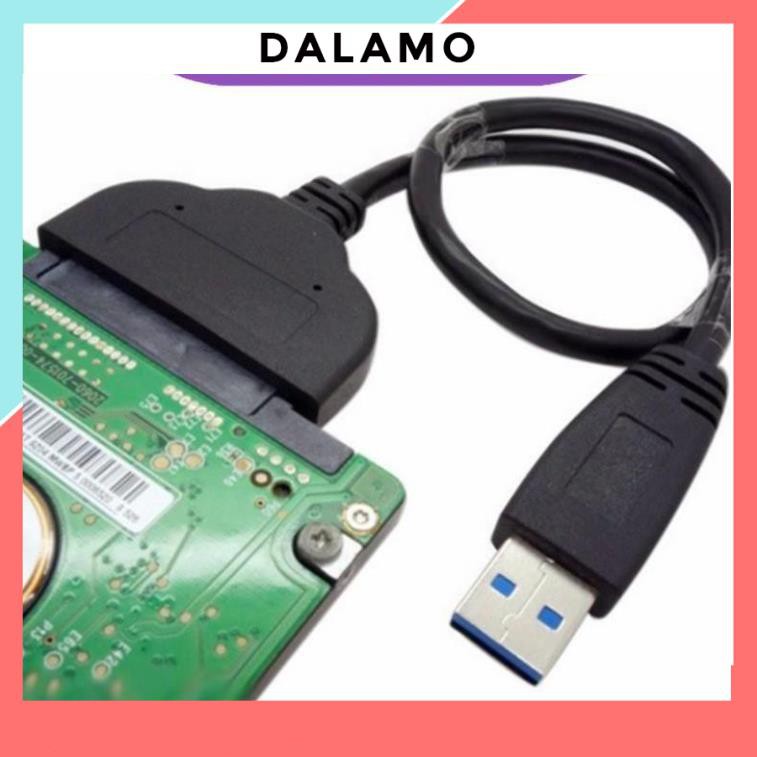 Cáp chuyển Sata to USB 3.0 cho HDD SDD 2.5 inch DALAMO