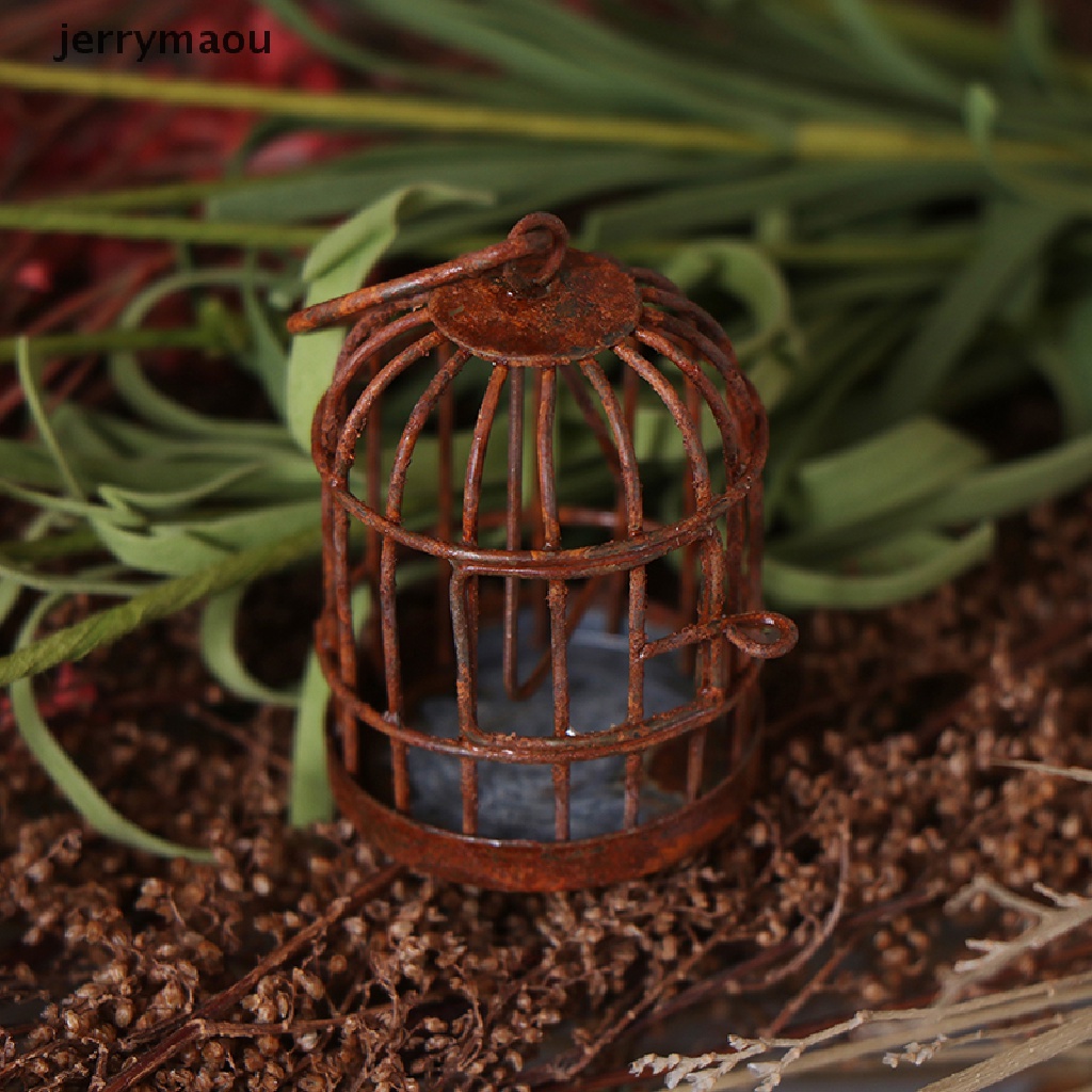 Lồng Chim Kim Loại Mini 1: 12 Trang Trí Nhà Búp Bê