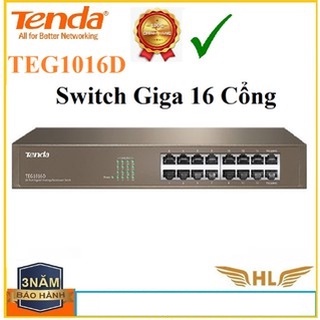 Mua Switch 16 Cổng 1000Mbps Tenda TEG1016D - Hàng Chính Hãng