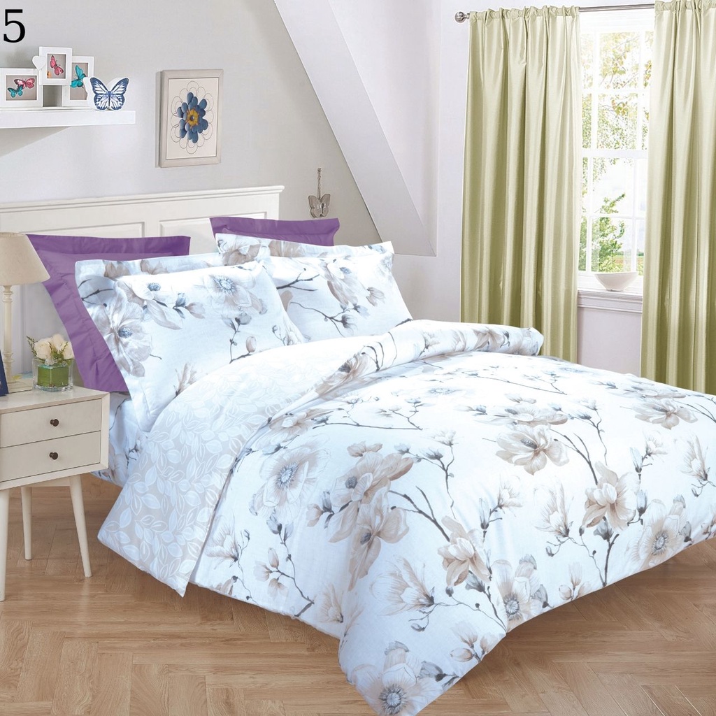 Bộ ga áo gối Cotton Jean Perry Grand Royal 1m6x2m 1m8x2m +30cm