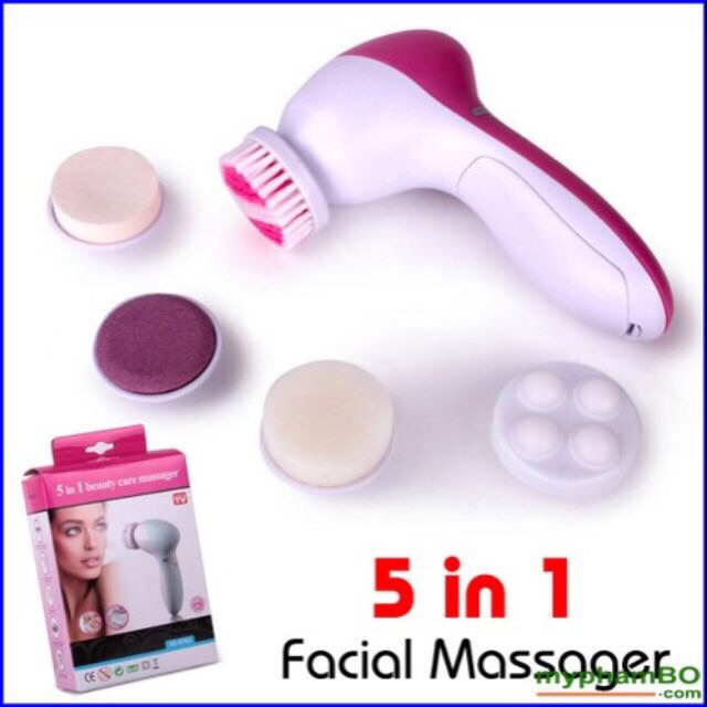 Máy rửa mặt massage 5 in 1