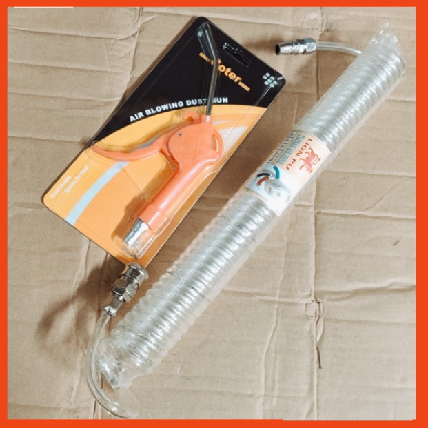 Combo dây hơi xoắn 6-9-12m + xì khô, hàng Việt Nam chất lượng cao