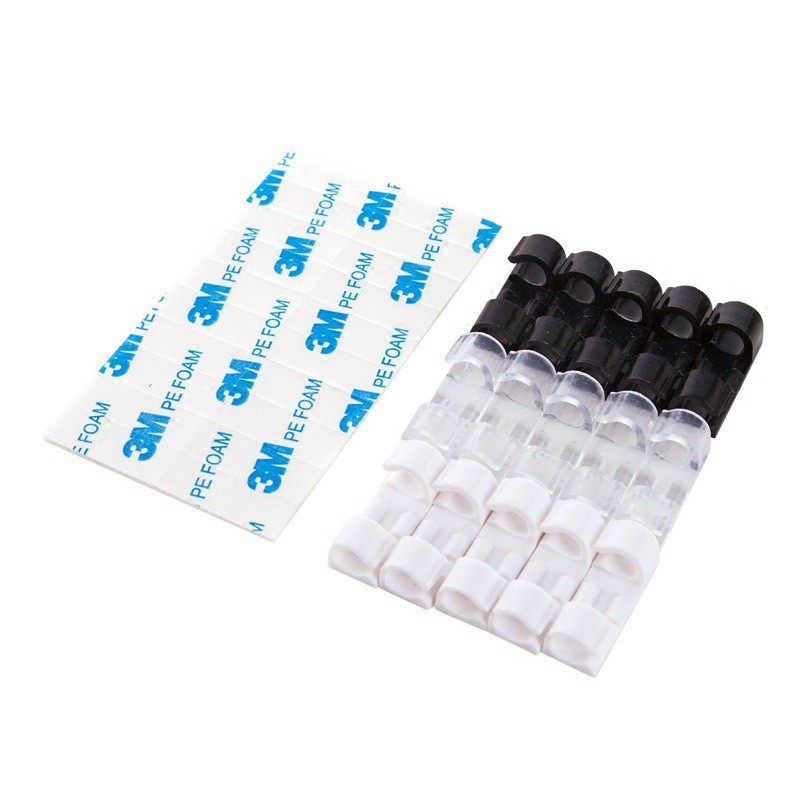 Bộ 20 dụng cụ kẹp giữ dây điện gọn gàng