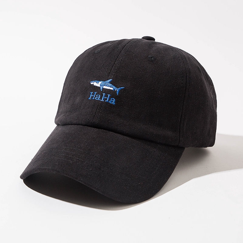 Mũ Lưỡi Trai Thêu Hình Cá Nhỏ Chất Liệu Cotton Mềm Mại 22070