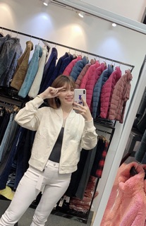 Áo bomber nữ