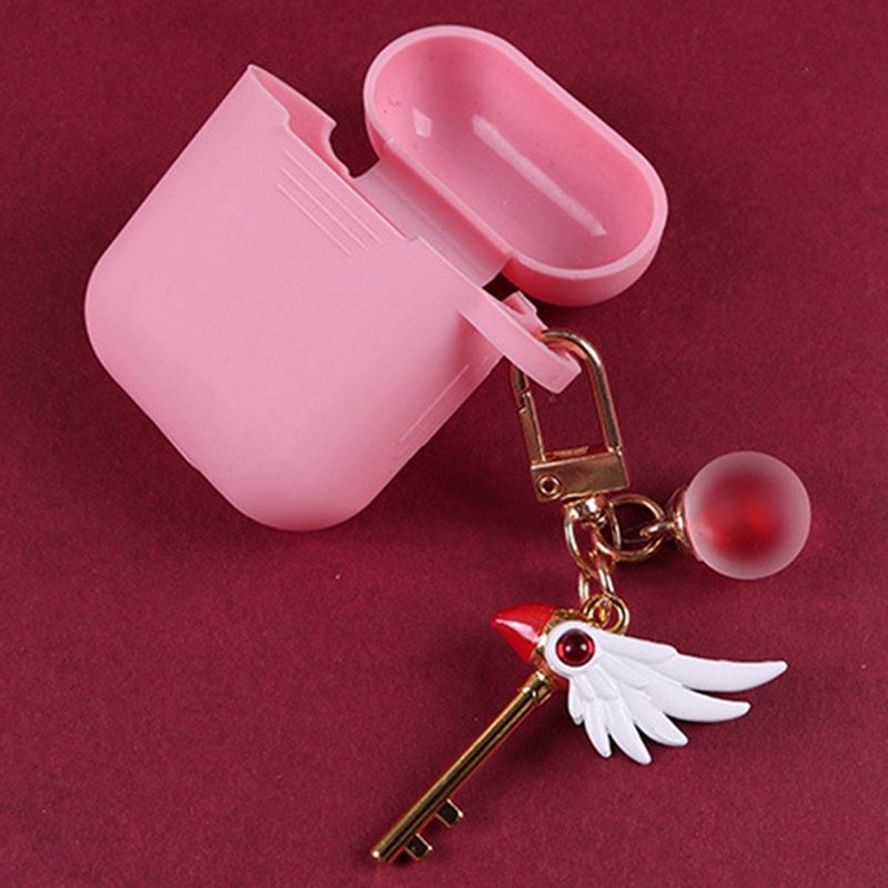 Móc khóa hình gậy phép thuật Sakura sáng tạo thời trang