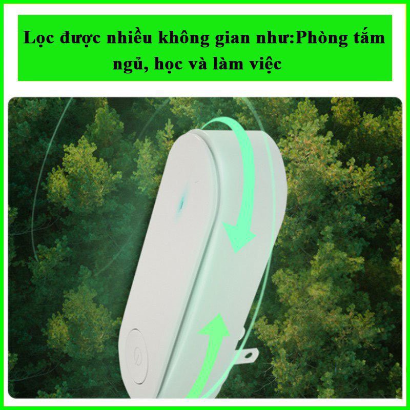 MÁY LỌC KHÔNG KHÍ MINI ❤️FREESHIP❤️ KHUẾCH TÁN ION SẠCH KHÔNG KHÍ ĐẸP DA MOMOMART