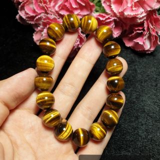 Vòng tay M.Hổ Vàng Nâu 10ly vip