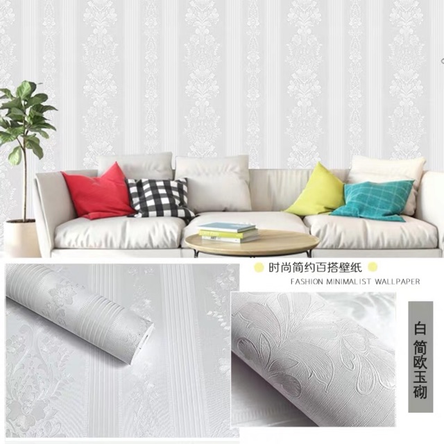 Giấy dán tường sẵn keo khổ rộng 45cm cuộn dài 10m | BigBuy360 - bigbuy360.vn