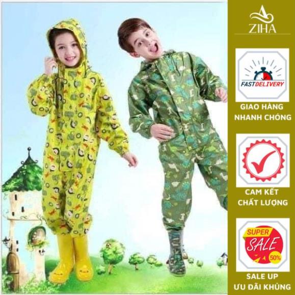 Áo mưa bộ trẻ em