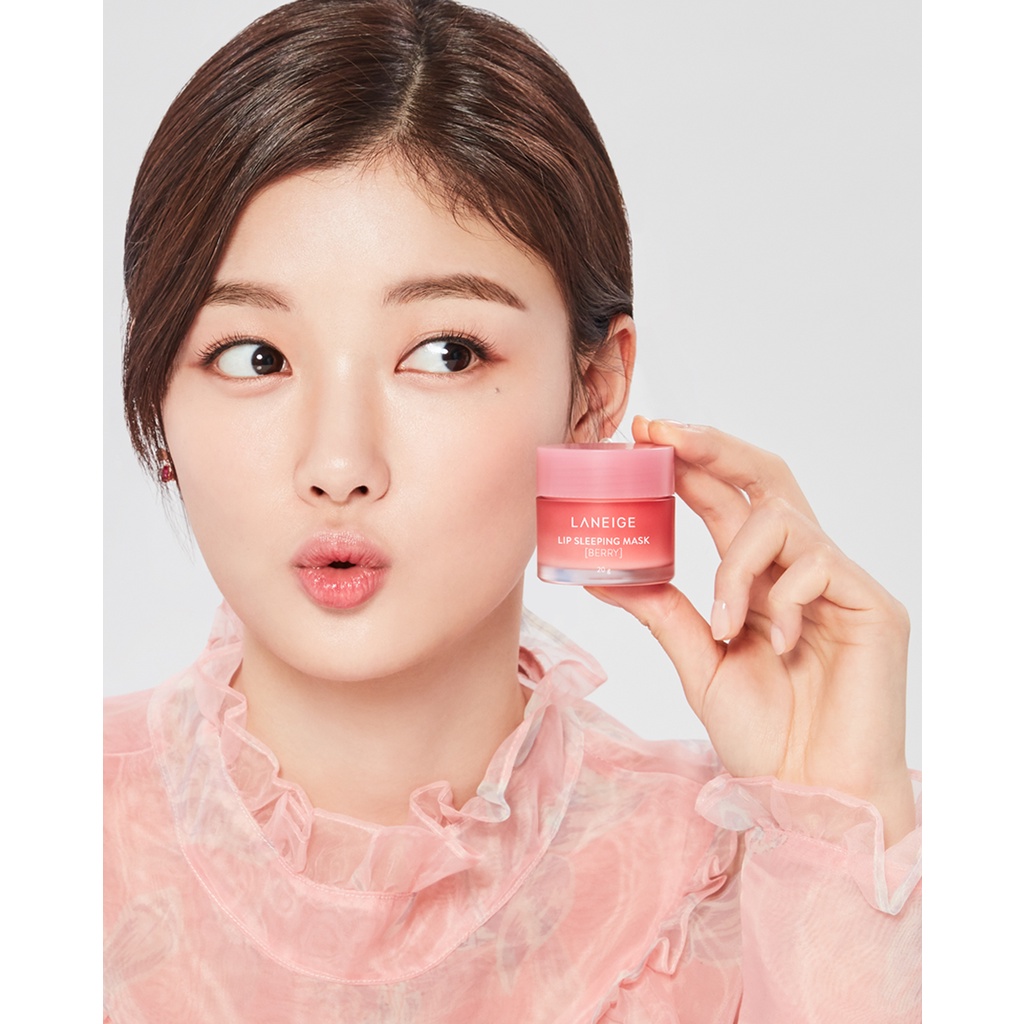 Mặt nạ ngủ dưỡng ẩm hồng môi mini 3g hương dâu tây lip sleeping mask strawberry dưỡng ẩm ngừa khô nẻ