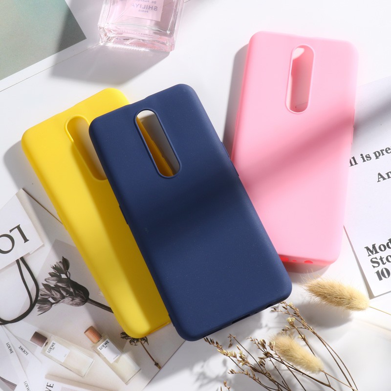 Ốp điện thoại silicone dẻo cho OPPO A53 2020 A52 A92 F1s F5 F7 F9 F11 Pro