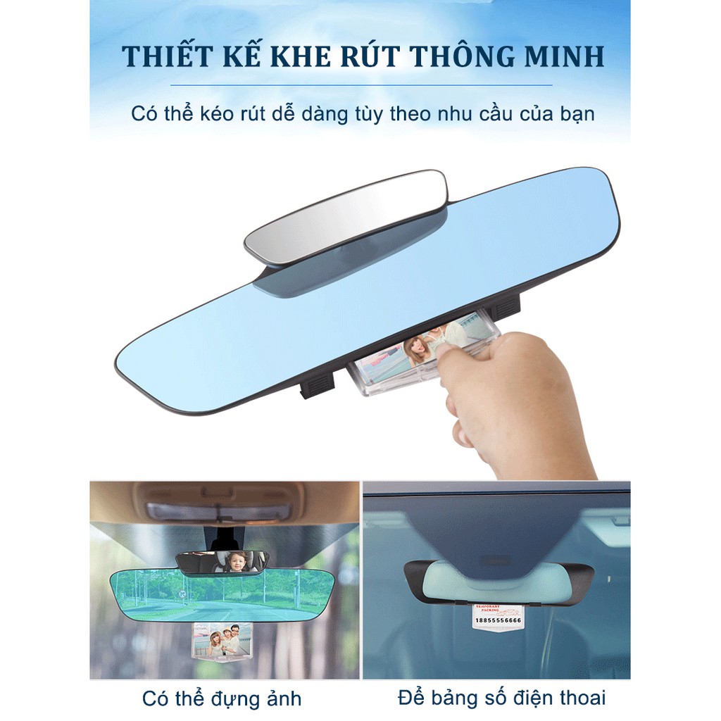 Gương chiếu hậu ô tô giúp mở rộng tầm nhìn I Kính chiếu hậu đa năng chống điểm mù cho ô tô