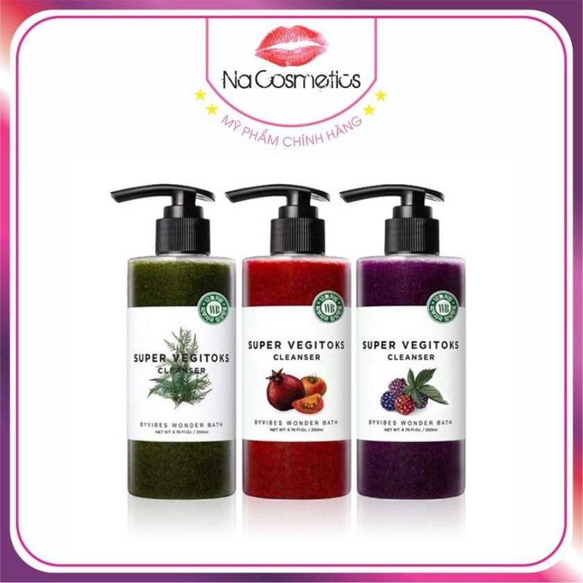 Sữa rửa mặt rau củ thải độc Super vegitoks cleanser Wonder bath Full size - 300 ml chính hãng Hàn Quốc,Na cosmetics | BigBuy360 - bigbuy360.vn
