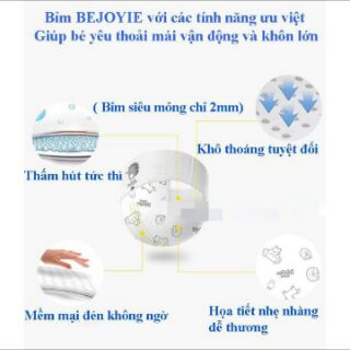 Bỉm quần Bejoyie L90, XL78, XXL66 nội địa Trung