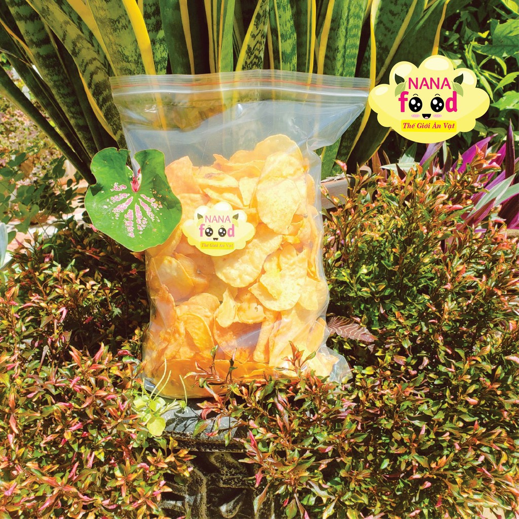 Khoai lang sấy mật ong, khoai lang sấy NaNaFood túi 500gr - thơm ngon ròn rụm - đặc sản Đà Lạt