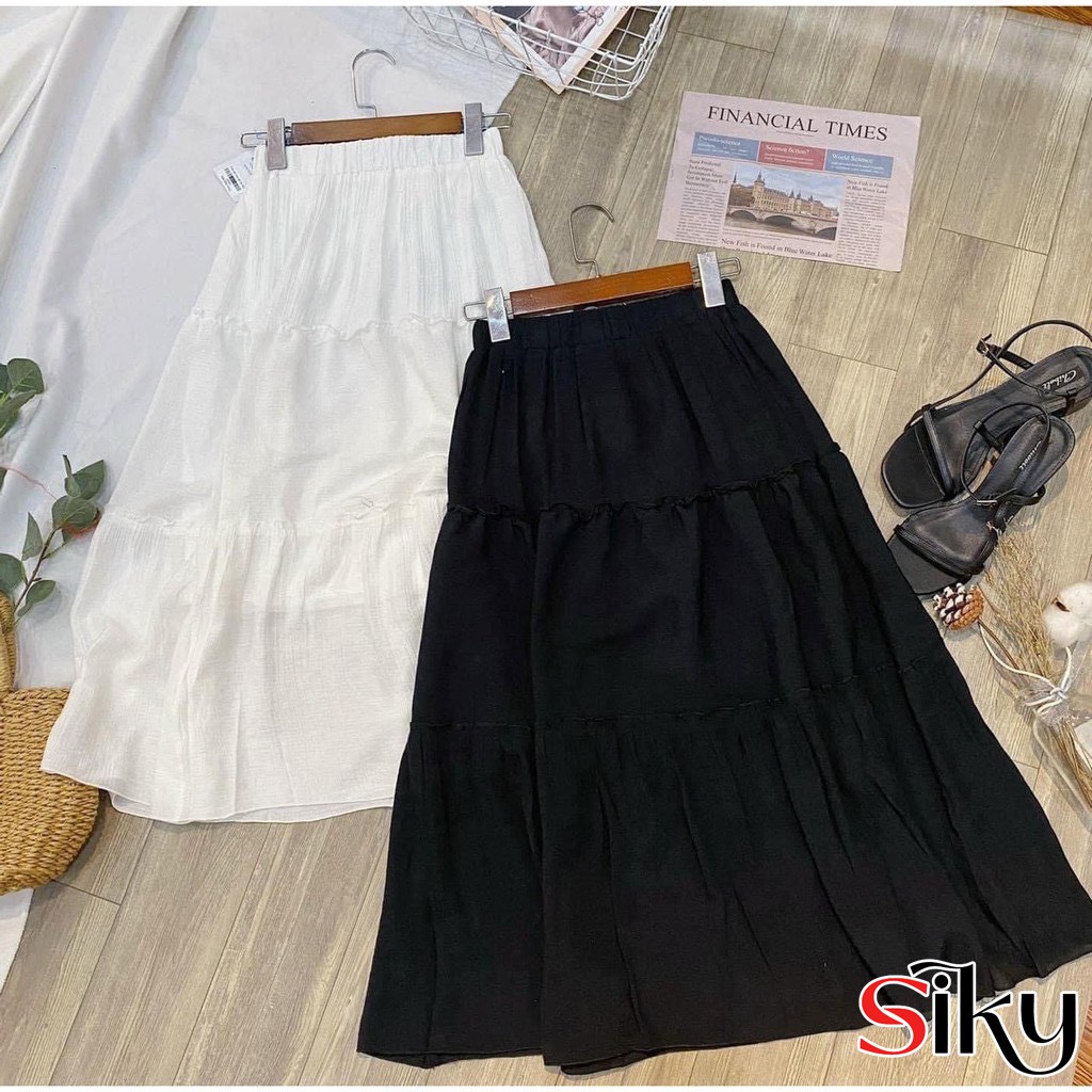 💋 Chân váy 3 tầng Ullzang dài qua gối - SIKY-CV-06 | BigBuy360 - bigbuy360.vn