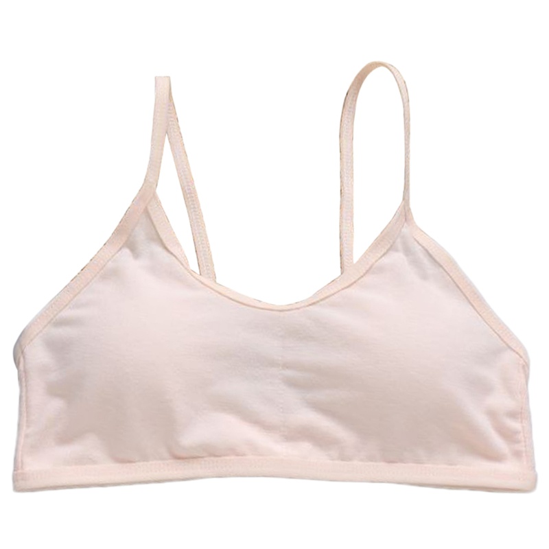 Áo ngực thể thao vải cotton mềm có đệm lót ngực cho nữ tuổi teen