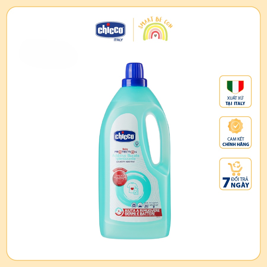Nước trợ giặt Chicco 0M+2 lít - nước giặt quần áo cho bé