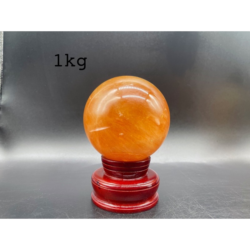 Quả Bi Cầu Đá Canxit Vàng Phong Thuỷ