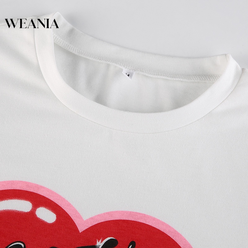 Áo Thun In Hình Trái Tim Thời Trang Hè D0322