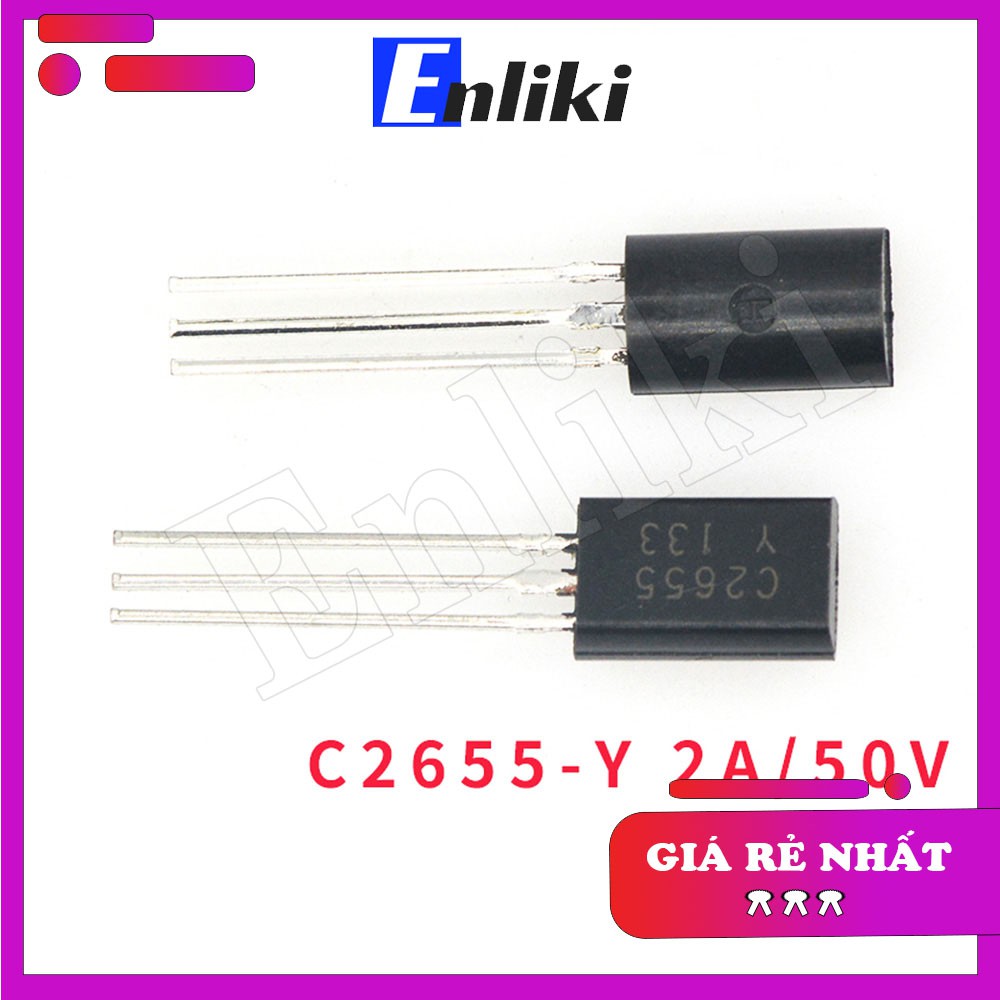 [Mã ELHACE giảm 4% đơn 300K] C2655 NPN 2A 60V TO-92L Transistor