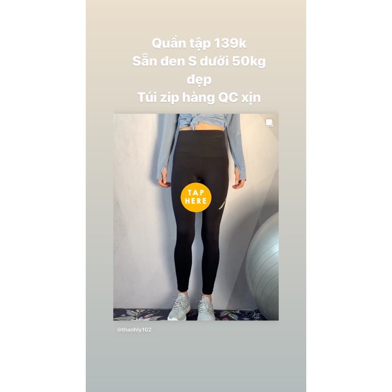 Quần tập nữ ( note tên ig)
