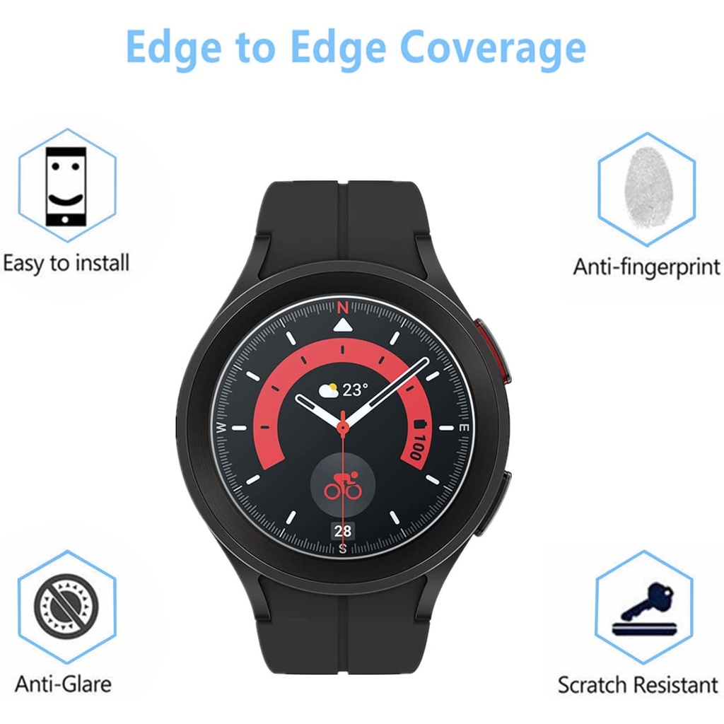 Set 3 Phim Dán Bảo Vệ Màn Hình Cho Đồng Hồ Samsung Galaxy Watch 5 Pro 45mm Galaxy Watch5 40mm 44mm