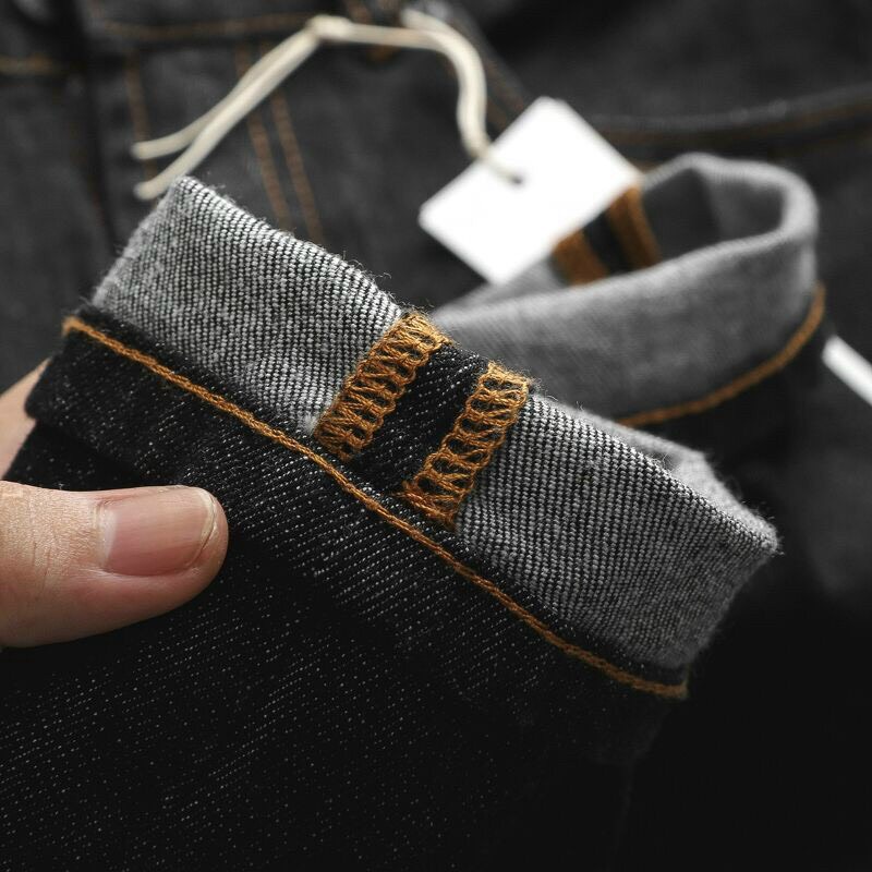 Quần jeans nam trơn cá sấu thời trang, chất jeans dày co giãn, bền màu, chuẩn form, phong cách cá tính năng động