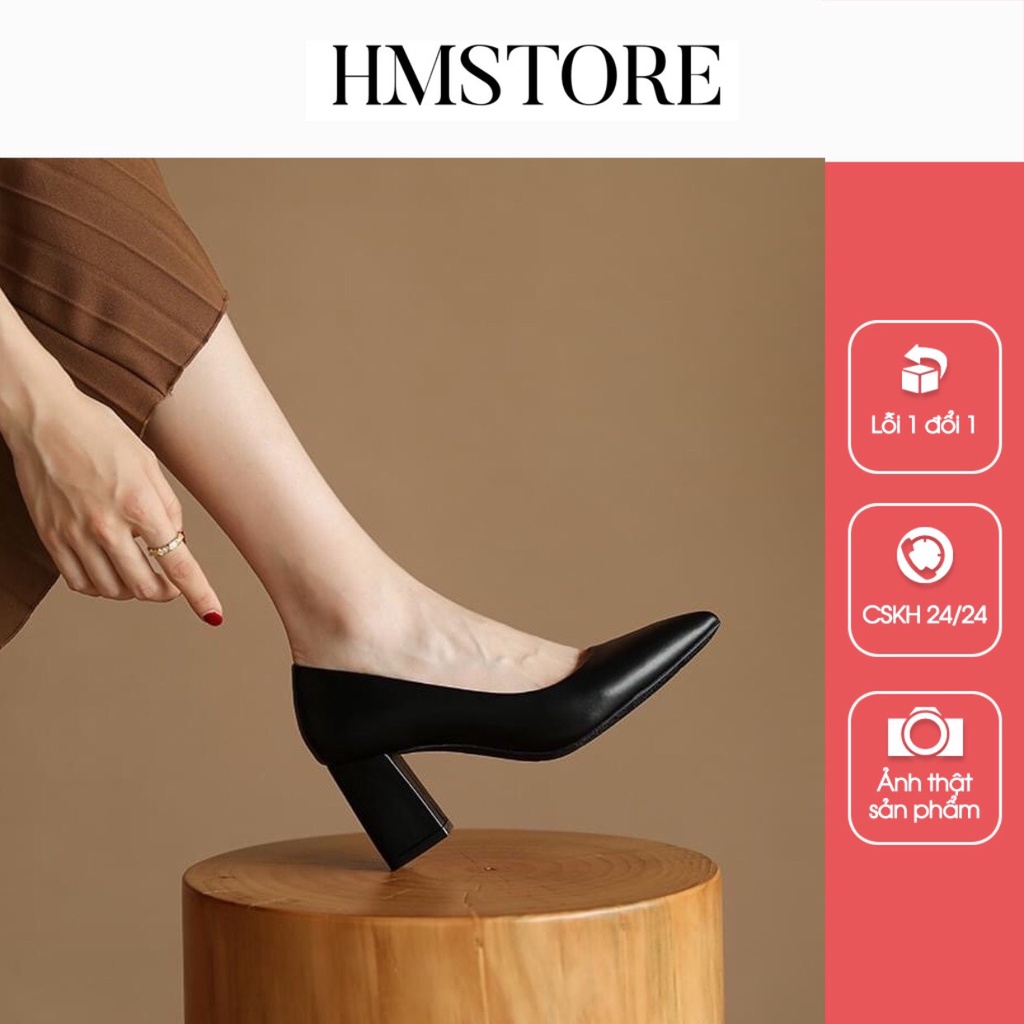 Giày cao gót 5 phân basic hàng xuất xịn