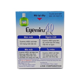 Nhỏ Mắt Eyemiru 40ex (lọ 15ml)