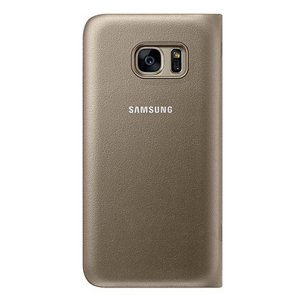 Bao da Led View Samsung Galaxy S7 - Hàng Nhập Khẩu - Vàng