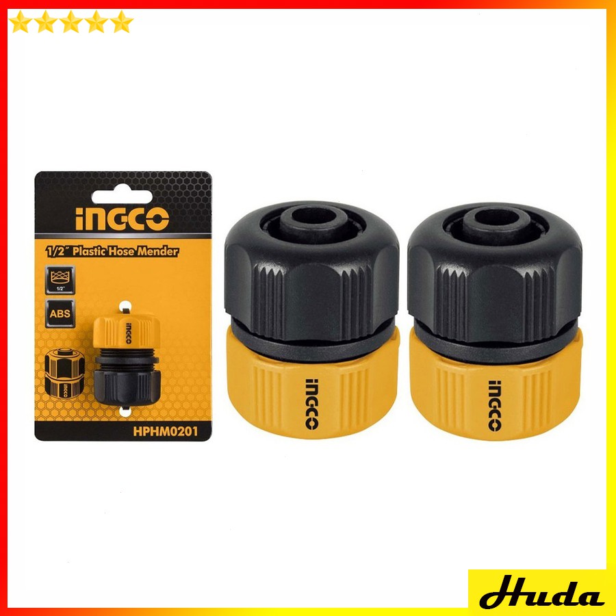 2 Đầu nối ống nước mềm Fi21 INGCO HPHM0201