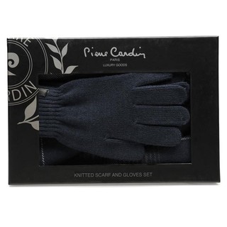 Set găng tay và khăn len Pierre Cardin UK, hàng auth 100%