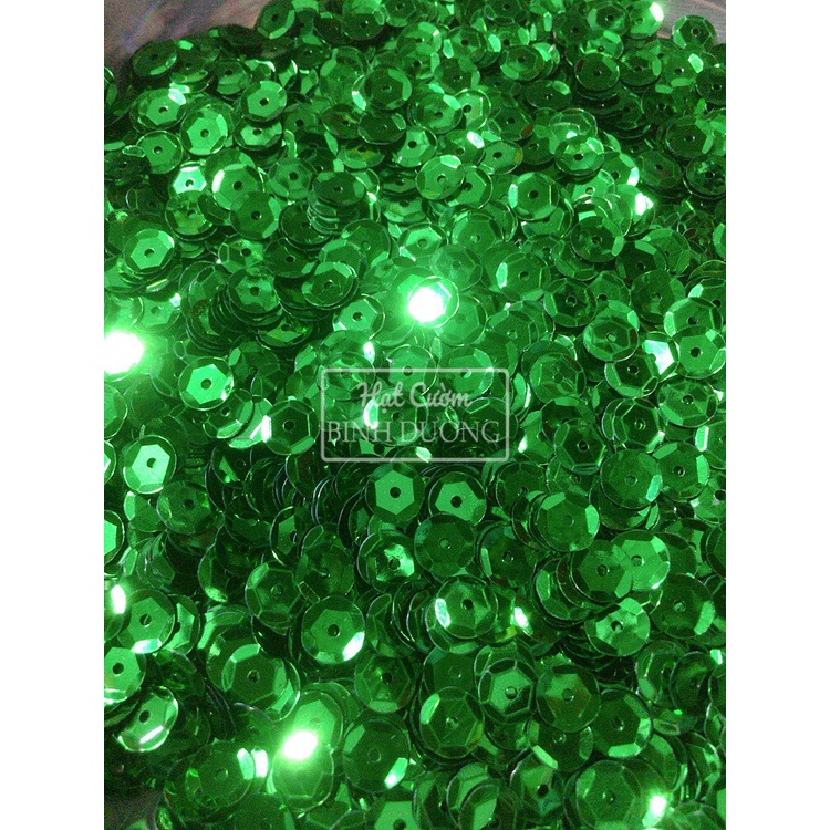 Kim sa thiếc lõm 8mm trang trí áo váy gói 100gram Sequin các màu