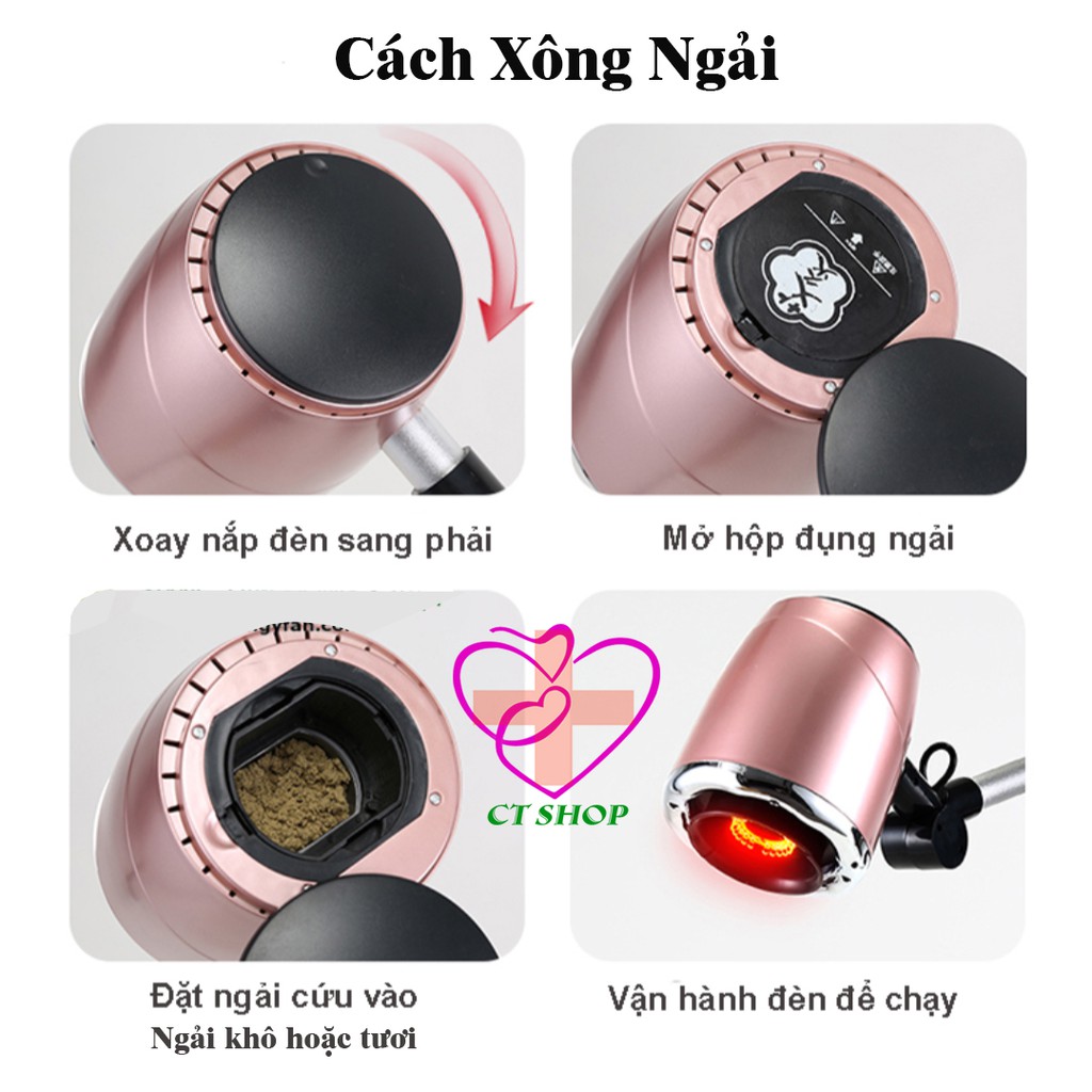 Máy Xông Ngải Cứu Có Đèn Hồng Ngoại