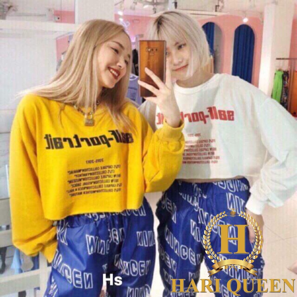 Áo croptop Solf Port dài tay HSU0819