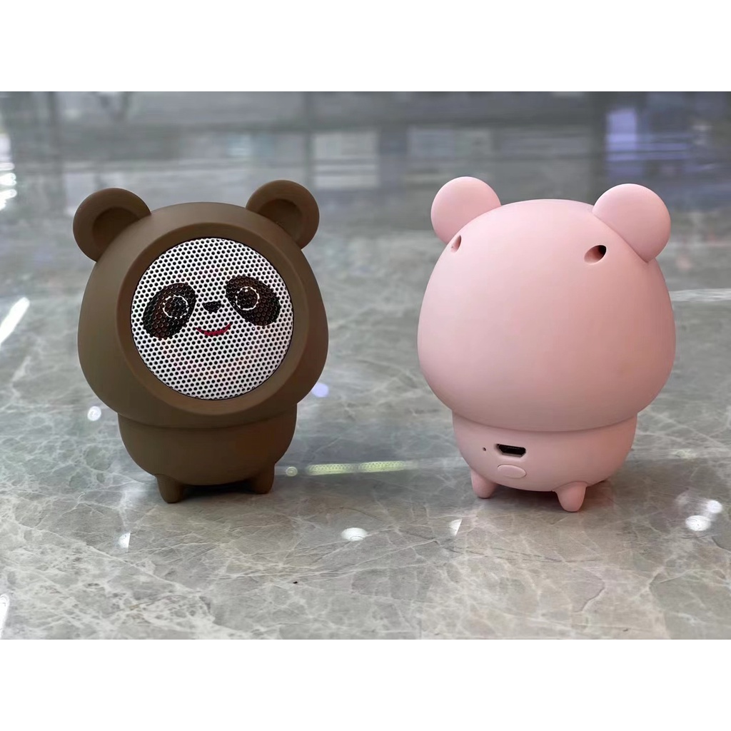 Loa Bluetooth GẤU TRÚC "BĂNG ĐÔN ĐÔN" Không Dây Bass Mạnh Nhiều Màu Dễ Thương Nhỏ Gọn Cực Hot