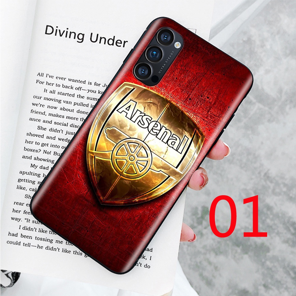 Ốp Điện Thoại Mềm Đen Hình Câu Lạc Bộ Bóng Đá WI-14 Arsenal Cho Samsung Galaxy M30S A70 A20S A10 A82 A20 M30 A50S A30 A70S A50 A10S A30S M21