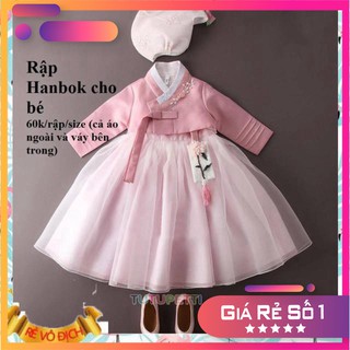 RẬP GIẤY HANBOK CHO BÉ (bản thiết kế thời trang bằng giấy)