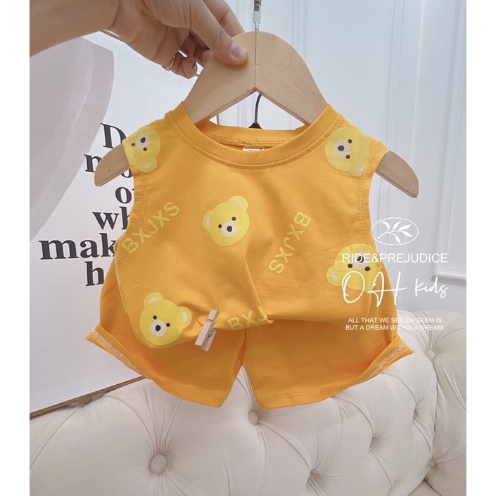 [SET CHO BÉ] Bộ gấu quảng châu siêu kute cho bé