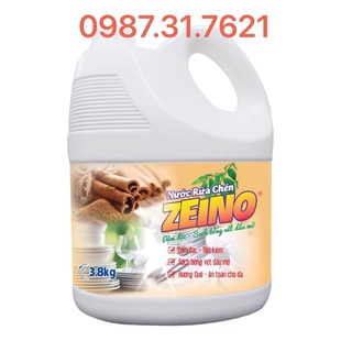 Combo 2 can nước rửa bát zeino 3,8l