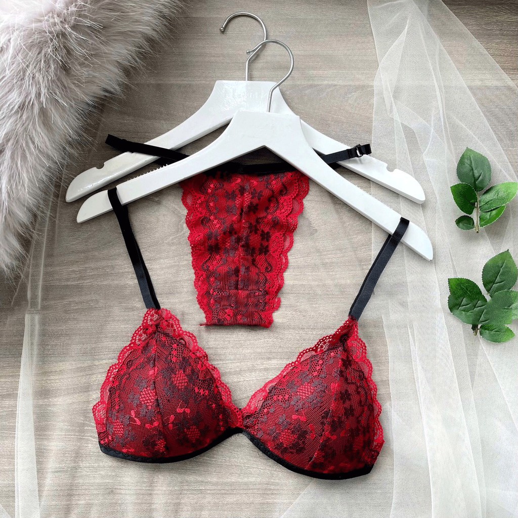 [ Ở ĐÂU RẺ HƠN SHOP HOÀN TIỀN ] BỘ đồ Bra thiết kế chất liệu ren thoáng mát lên from sexy gợi cảm👙