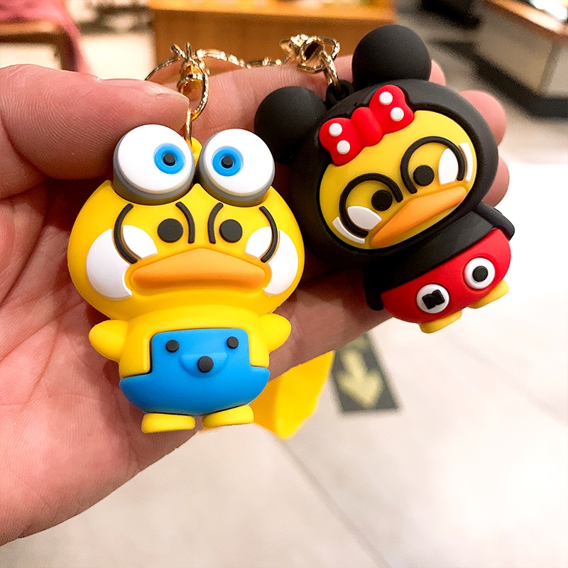 Móc Khóa Hình Chú Vịt Dễ Thương Xinh Xắn